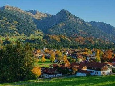 Außergewöhnliche 2-Raum-Dachgeschosswohnung in Fischen im Allgäu