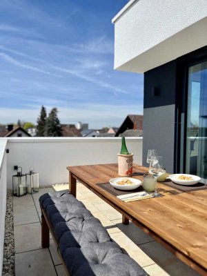 4-Zi Exklusiv-Penthouse mit Luxus-Innenausstattung, 2 TG Stellplätzen und Keller