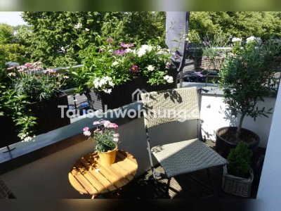 Tauschwohnung: Schöne helle Wohnung mit Balkon und Garten in Sülz