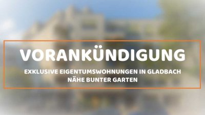 Hochwertig sanierte Erdgeschosswohnung mit Garten & Altbaucharme in Gladbach nähe Bunter Garten!