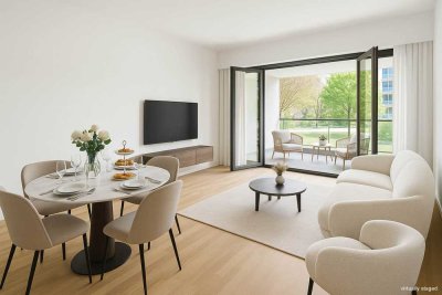 Hochparterre, 2-Zimmer Wohnung mit EBK am Versailler Platz, nahe Barberini Museum