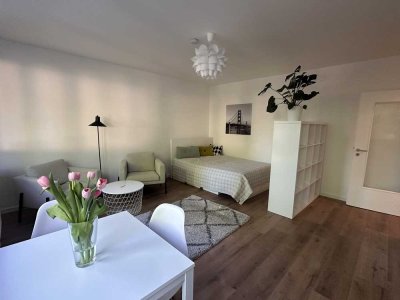 Geschmackvolle, voll möblierte und renovierte 1-Raum-Wohnung in Essen Rüttenscheid