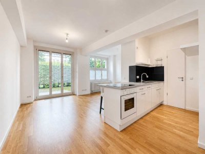 1-Zimmer Loft im Erdgeschoss mit ca. 30 qm Terrasse / Garten I bezugsfrei