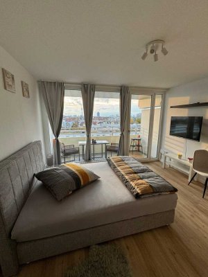 Stilvolle 1-Zimmer-Wohnung mit Balkon und faszinierendem Ausblick
