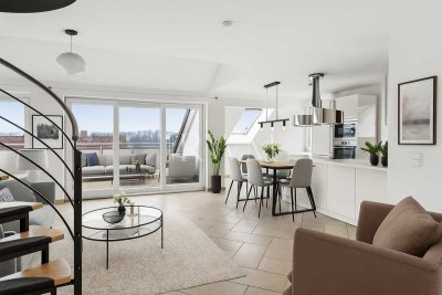 Moderne 4-Zimmer-Maisonette-Wohnung mit großer Dachterrasse und Stellplatz in bester Lage von Wernau