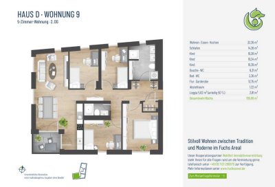 HN-Ost – Exklusive 5-Zimmer-Wohnung im Neubau (D9)!