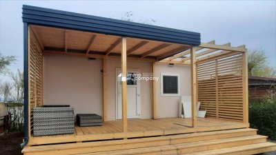 Neues Mobilheim im Ruster Storchencamp