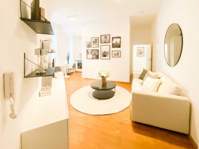FERTIG MÖBLIERTES MICROAPARTMENT | IM SAMARITERKIEZ |  RUHIGES ERDGESCHOSS | PROVISIONSFREI |