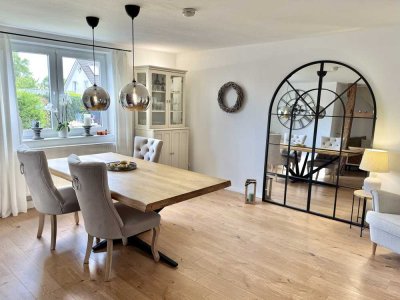 Modernisierte Wohnung auf zwei Etagen – mit Garten, zwei Stellplätzen und hochwertiger Einbauküche