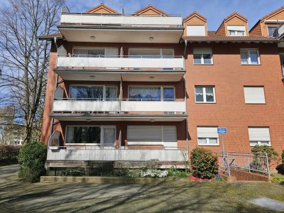 Sindorf: schöne, helle 2 Zimmer Wohnung mit Südbalkon,Einbauküche und Tiefgarage