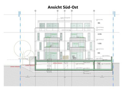 Helle Neubauwohnung mit eigenem Garten im KFW 40 Energiesparhaus Nähe Porta Nigra