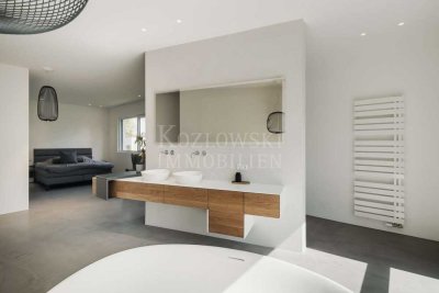 In edlem Purismus modernisiert - RESERVIERT - Design-Bungalow mit großem Sonnengarten!
