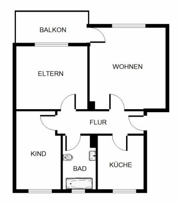 3-Zimmer-Wohnung in Gelsenkirchen Hassel