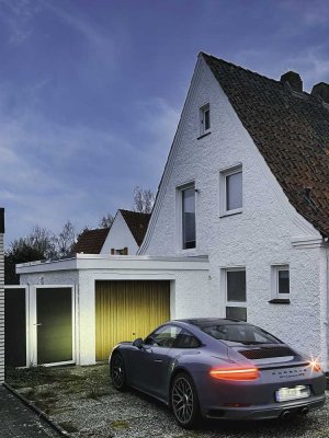 3 Zi -Doppelhaushälfte mit Glasfaser & Terrasse & Garage