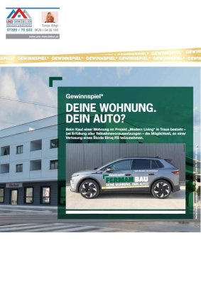 Jetzt Wohnung sichern &amp; Traumauto gewinnen! Modern LIving Traun Top 6, 7, 14 und 15