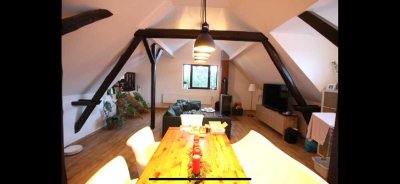 Stilvolle Maisonette Whg. In Bröckel , 6 Z., Kamin,Sauna,Klima