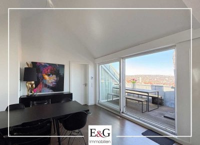 - Exklusives Wohngefühl über zwei Etagen - Großzügige 6,5-Zimmer-Wohnung mit Panoramablick