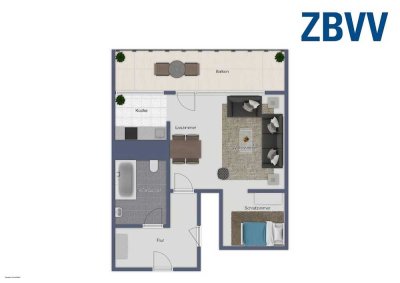 Frisch renoviertes Single-Apartment!!