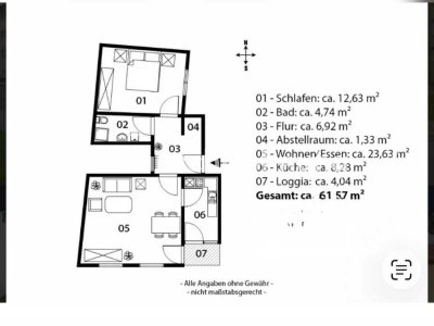 Tauschwohnung: Perfekte 2-Zimmer-Wohnung in Flensburg