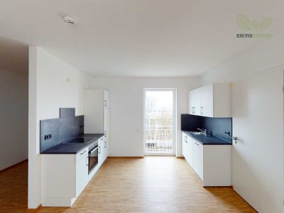 Großzügige, barrierefreie 2-Zimmer-Wohnung mit Tageslichtbad und Einbauküche