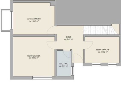 Schöne 2,5-Zimmer Wohnung mit Terrasse in ruhiger Lage (Bad Bad Langenbrücken)