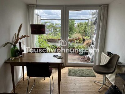 Tauschwohnung: unkonventionelle Dachterrassenwohnung in Oberkassel