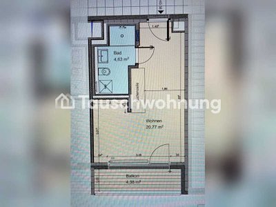 Tauschwohnung: 1-Zimmer-Flat in München, Thalkirchen-Obersendling