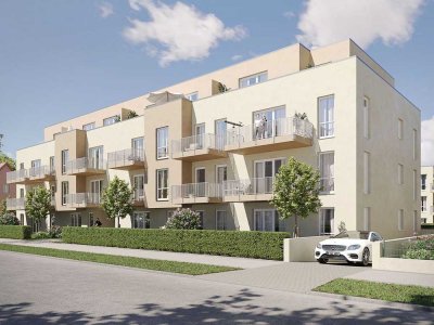 Hochwertige 4-Zimmer Wohnung im 2. OG mit BALKON und EBK im Weißenseer Neubauquartier