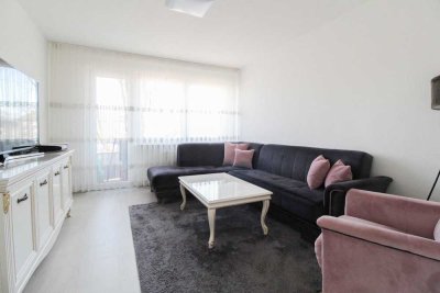 Wohnen mit Grün: 3-Zi.-Whg. mit Balkon in Rheinnähe