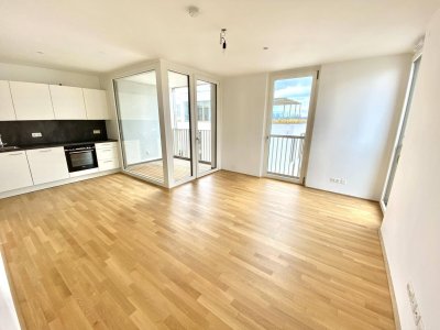Donaumarina: Moderne 2 Zimmer-Wohnung mit Loggia samt Gym &amp; Sauna zu mieten in 1020 Wien