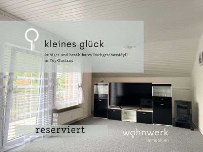 RESERVIERT: Kleines Glück in Eigeltingen – ruhiges und bezahlbares Dachgeschossidyll in Top-Zustand