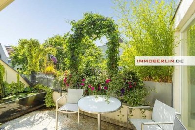 IMMOBERLIN.DE - Wohlfühloase nahe Ku’damm! Faszinierende Penthouse-Wohnung mit Lift, Südwestterrasse