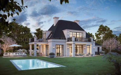 ELEGANTE NEUBAU-VILLA MIT POOL IN BESTLAGE GRÜNWALD