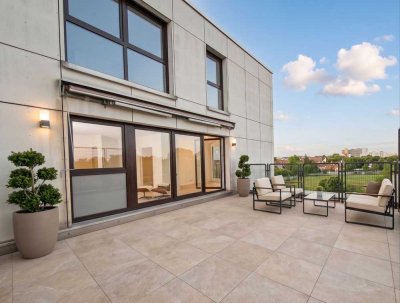 Modernisierte Maisonette-Wohnung mit großzügiger Dachterrasse und Weitblick