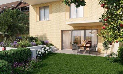 Maisonettewohnung mit eigenem Garten