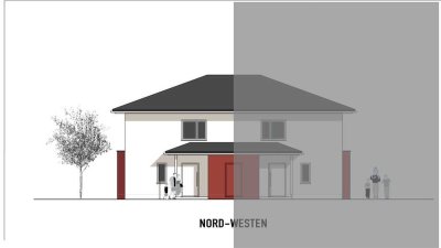 Schöne Doppelhaushälfte 4 Zimmer Haus mit Garten + Terrasse + Balkon