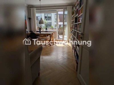 Tauschwohnung: 4-Zimmer-Wohnung mit großer Terrasse im Herzen Eppendorfs