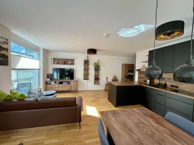 Längenfeld: Neuwertige Gartenwohnung mit höchster Wohnbauförderung!