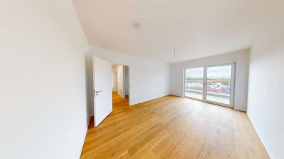 Erstbezug mit Stil: Lichtdurchflutete 2-Zimmer-Wohnung mit Balkon