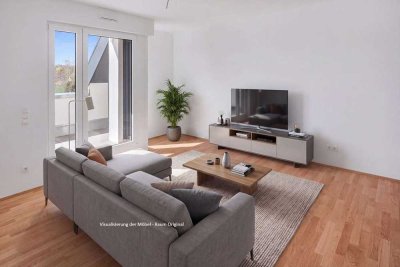 freie 2-Raum-Wohnung mit Carportstellplatz, Neubau