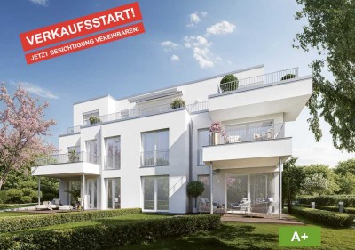 EXKLUSIVE 2 ZIMMER ETW MIT TGL-BAD - 2 TERRASSEN & GARTEN - GRÜNE 1A PREMIUMLAGE MZ-OBERSTADT!