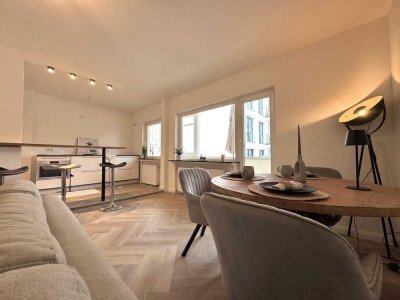 Stilvoll renovierte 3-Zimmerwohnung mit Balkon in Toplage am Osterdeich