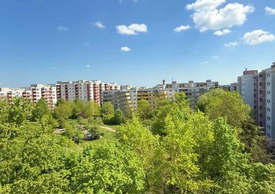 Sofort bezugsfrei in Germering. Helle 3-Zimmer-Wohnung mit Weitblick und Balkon