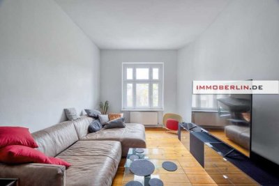 IMMOBERLIN.DE - Zur Miete! Schöne Altbauwohnung mit Balkon in einzugsfertigem Zustand