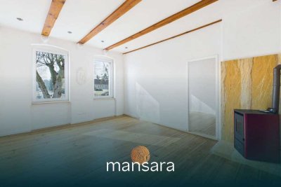 2025 sanierte Maisonette-Wohnung mit Garten, Nebengelass und Ausbaupotenzial