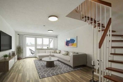 Klein aber mein! Schicke 1,5-Zi. Maisonettewohnung mit Balkon in Vaihingen-Enz