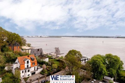 Haus-im-Haus-Konzept in Bestlage: Frisch sanierte 3-Zimmer-Luxuswohnung mit Blick auf die Elbe!