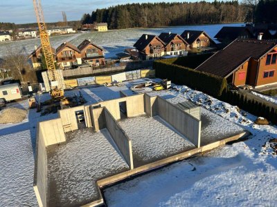 BAUSTART ERFOLGT!!! Gartenwohnung in Perwang am Grabensee - Erstbezug mit 72m², 3 Zimmern und hochwertiger Ausstattung