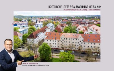 *2015 Kernsaniert* Charmante 3-Raumwohnung mit Balkon in grüner Lage in Leipzig / Kleinzschocher