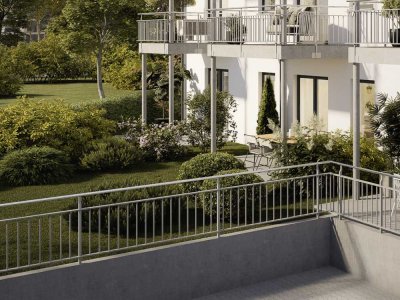 Studio mit Terrasse und Garten im Effizienzhaus 40